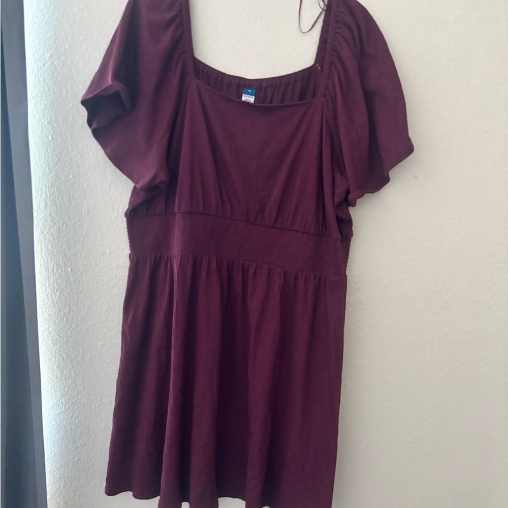 Old Navy Maroon Blouse XL